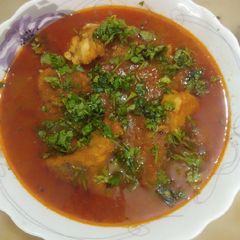 Fish curry A picture of Fish curry.