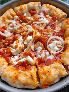 Foto resep Pizza teflon tanpa telur tanpa oven (takaran sendok)