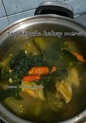 Foto resep Sop kepala kakap merah