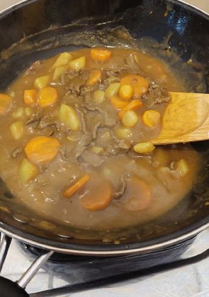 Foto resep Japanese Beef Curry / Kari Daging Sapi Jepang