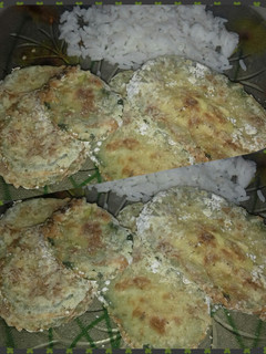 Una foto de Milanesas de zapallitos