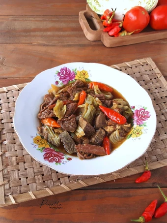 Cara Mudah Membikin Resep Tongseng Daging dan Jeroan Sapi (Tanpa Santan) yang Enak Banget Anti Ribet, Menggugah Selera