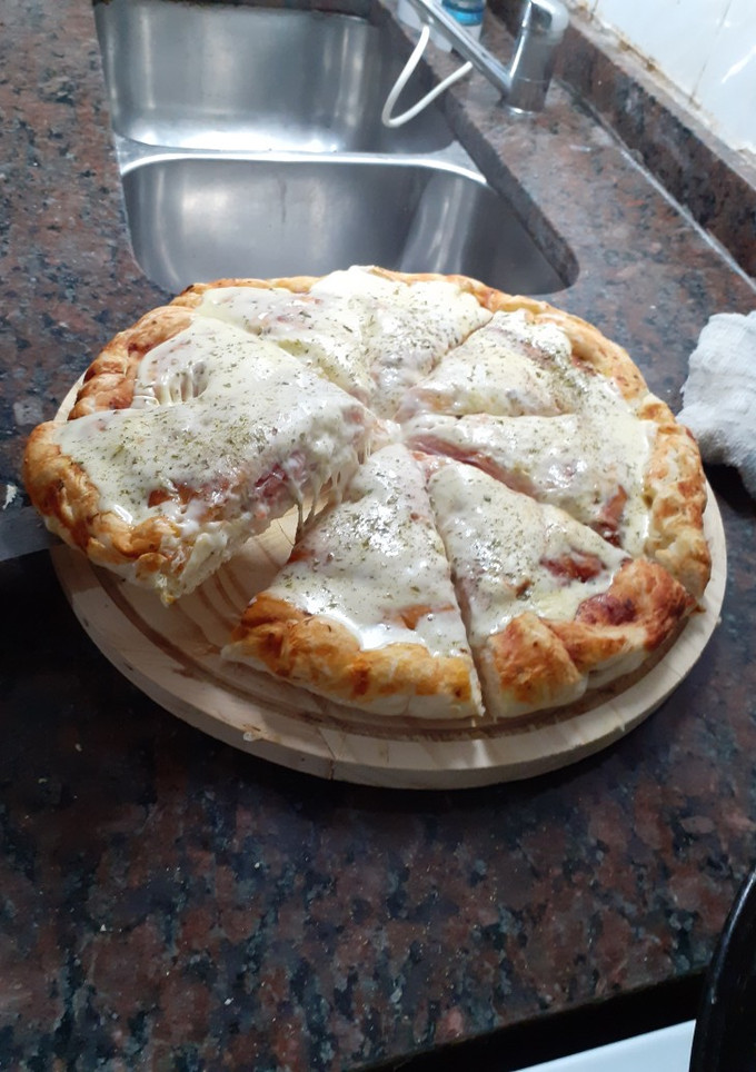 Una foto de Pizza rellena fácil. Grace