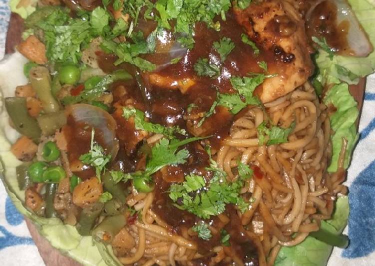 Homemade bbq chicken sizzlers