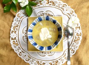 Hình của món Chè thốt nốt sữa dừa miền Tây.