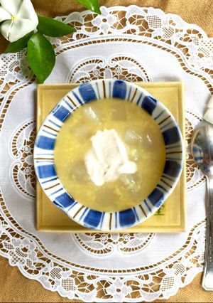 Hình của món Chè thốt nốt sữa dừa miền Tây.