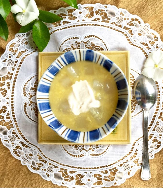 Hình của món Chè thốt nốt sữa dừa miền Tây.