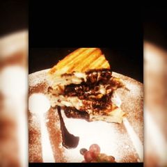 A picture of Nutella Grilled cheese.
