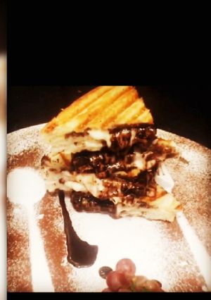 A picture of Nutella Grilled cheese.