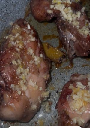 A picture of Garlic Ginger Baked Chicken.