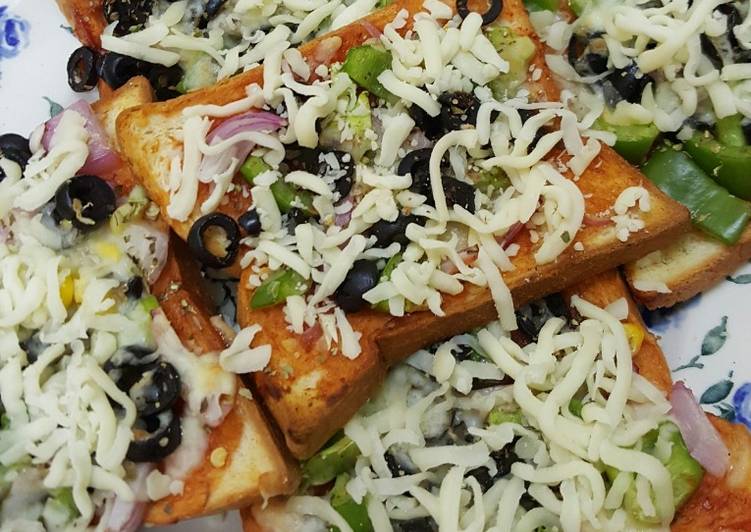 Easiest Way to Prepare Any-night-of-the-week Bread pizza (dhara kitchen recipes)