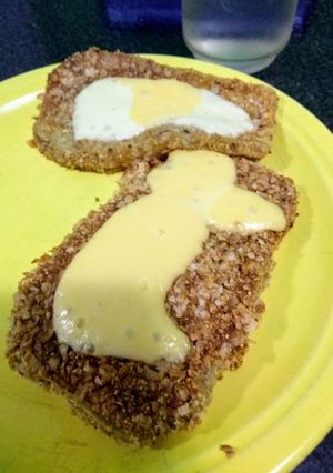 Una foto de Milanesas de berenjena