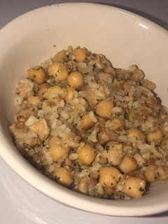 Una foto de Arroz Vegan con Garbanzos