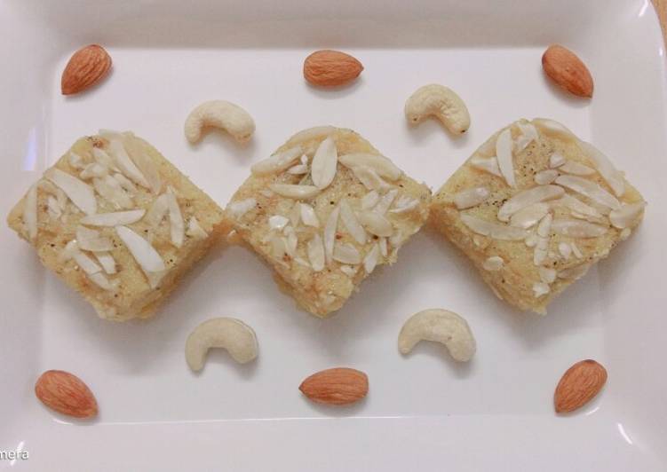 Simple Way to Prepare Homemade Malai Barfi