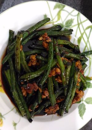 Foto resep Tumis kacang dan tempe kecap