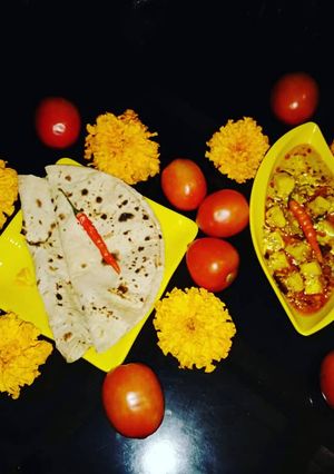 A picture of Paneer Tamatari.