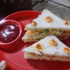 Cheese bread sandwich A picture of Cheese bread sandwich.