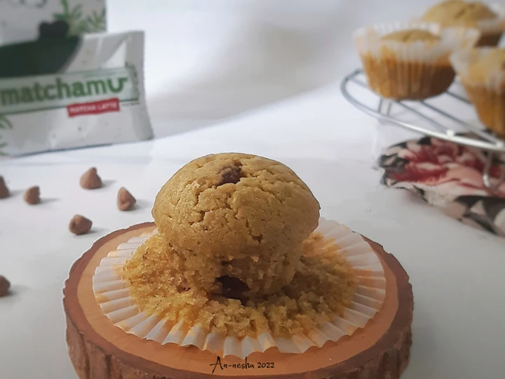 Cara Simple Membikin Resep  359.Muffin Banana Chocochips Matcha Latte yang Lezat Sekali, Lezat