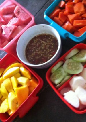 Foto resep rujak buah so simple