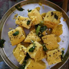 Dhokla A picture of Dhokla.