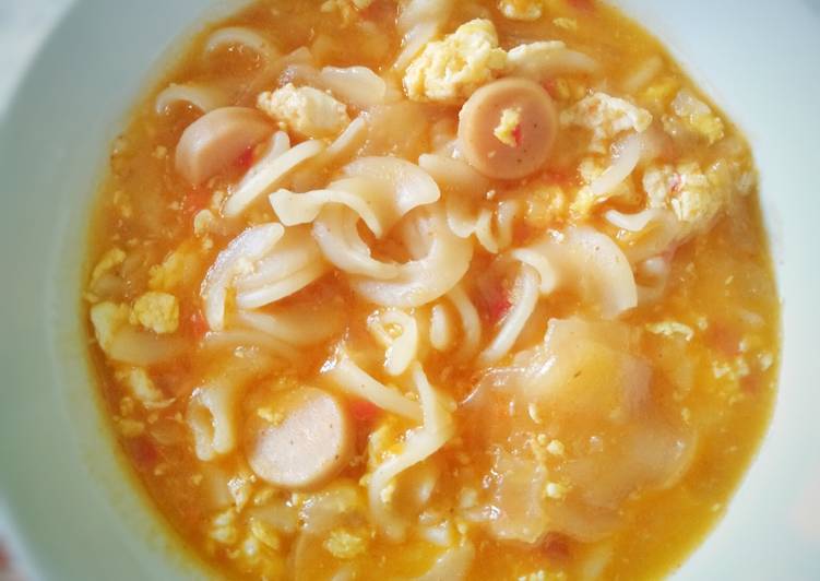 Resep 11. Seblak Makaroni Anti Gagal