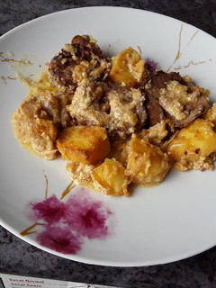 Una foto de Espaldilla de ternera Asturiana rellena