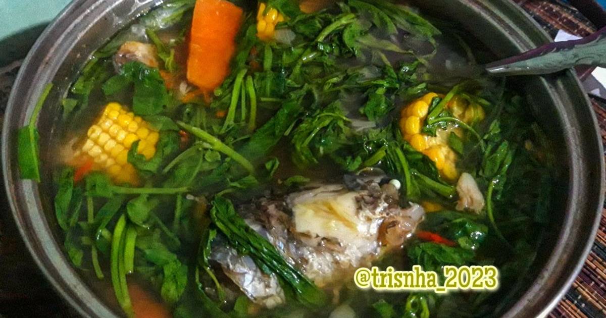 Resep Gangan Asam Hubi Kepala Patin 10 Oleh Trisnha Cookpad