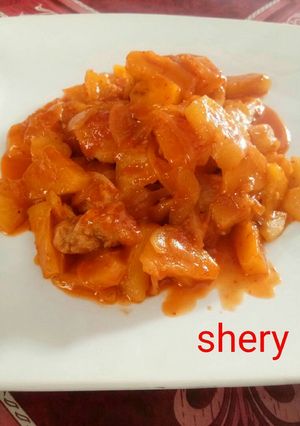 Foto resep Ayam goreng tepung saus nenas