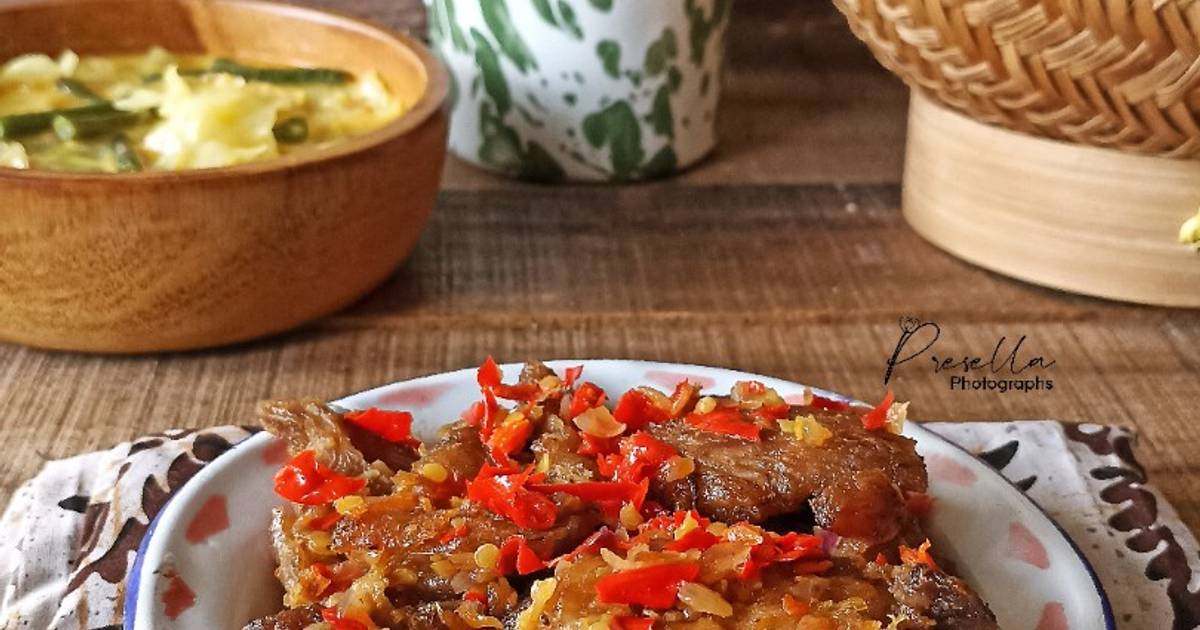 Resep Dendeng Sapi Balado Dengan Bahan Sederhana