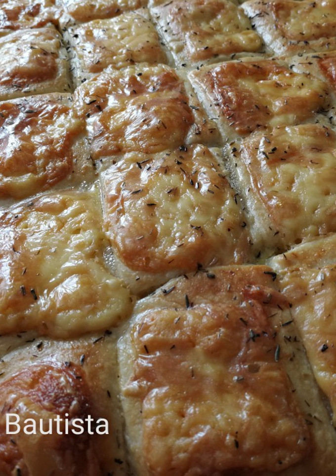 Una foto de Focaccia con queso