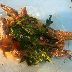 A picture of Pecan sauce Catfish.