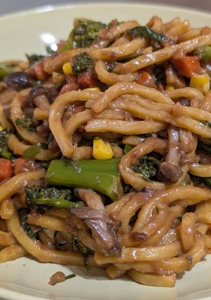 صورة لوصفة نودولز على الطريقة الصينية
