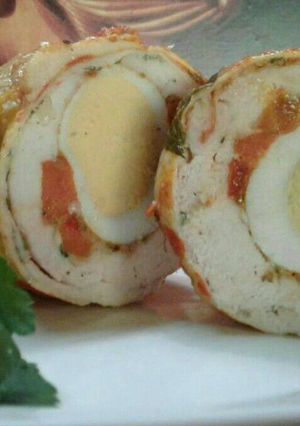 Una foto de Arrollado de pollo
