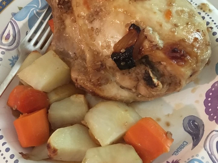 Easy Way Prepare Roasted Split Chicken Breast & Roasted Veggies the Perfect Really delicious