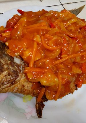 Foto resep Gurame tepung asam manis