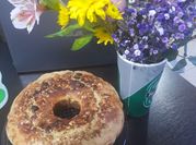 Una foto de pan de granola