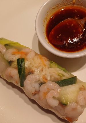 A picture of Vietnamese Summer Rolls.