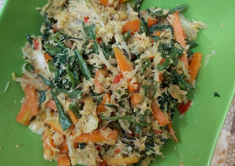 Urap sayur gapake ribet