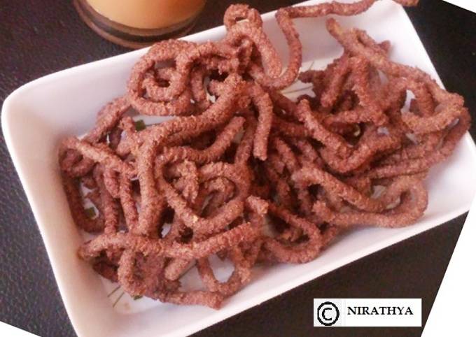 How to Make Favorite Ragi and Raw Banana Muruku