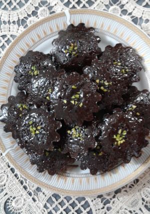 عکسی از دستور کیک خیس شکلاتی