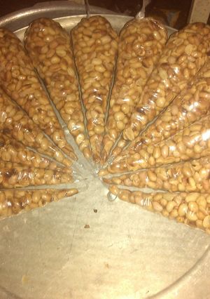 A picture of My fried groundnut.