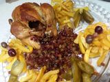 مرغ درسته سرخ شده بدون فر