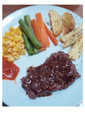 Foto resep Steak Daging Sapi BBQ