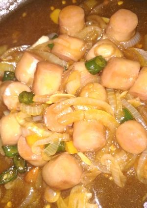 Foto resep Sosis asam manis🍛