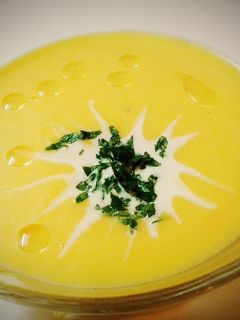 Una foto de Crema de zanahoria