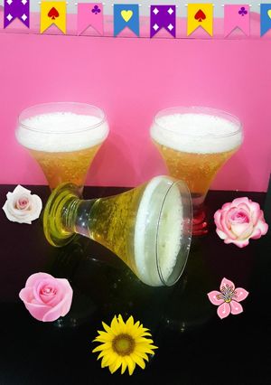 عکسی از دستور ژله شامپاین