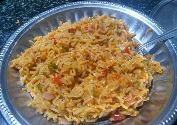 Vegetable instant noodles with a twist