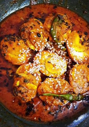 মেথি ডিম কারি (methi dimer curry recipe in bengali) রেসিপির প্রধান ছবি