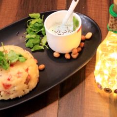 A picture of Suji Ka upma.