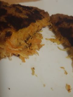 Una foto de Hamburguesas de zanahoria y calabacín